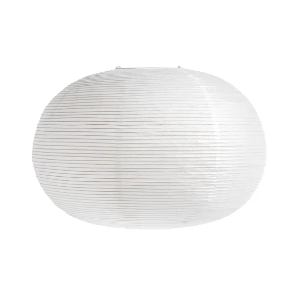 Abat-Jour Rice En Papier Ellipse - Blanc-Hay Sale