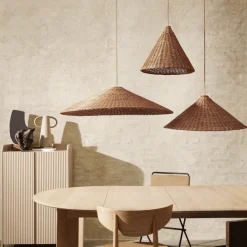 Abat-Jour Tresse Dou Rotin - O 90 Cm - Naturel-Ferm Living Hot