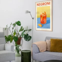 Affiche Cocktail - Elin Pk - Negroni-PSTR Studio New