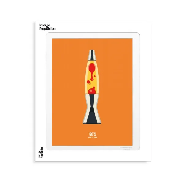 Affiche Le Duo Bubble 1 Orange - 30 X 40 Cm-Image Republic Outlet