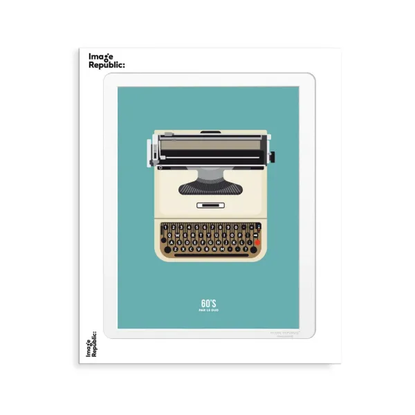 Affiche Le Duo Dactylo 1 - 30 X 40 Cm-Image Republic Discount