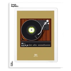 Affiche Le Duo 80'S Platine - 30 X 40 Cm-Image Republic Online