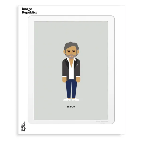 Affiche Le Duo Solo 60 - 56 X 76 Cm-Image Republic Sale