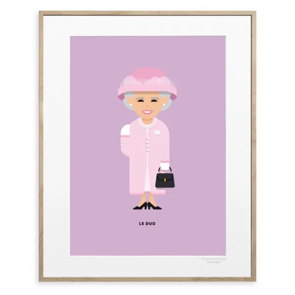 Affiche Le Duo Solo Queen - 30 X 40 Cm-Image Republic