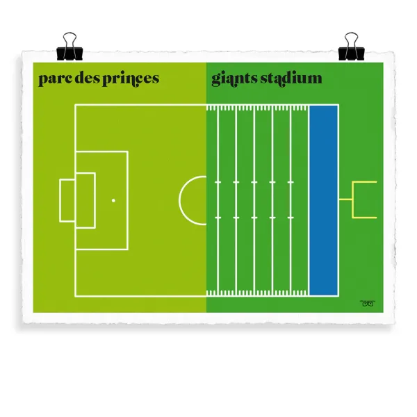 Affiche Le Foot By Vahram Muratyan - 40 X 50 Cm-Image Republic Sale