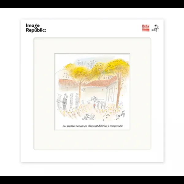Affiche Le Petit Nicolas Grandes Personnes - 22 X 22 Cm-Image Republic