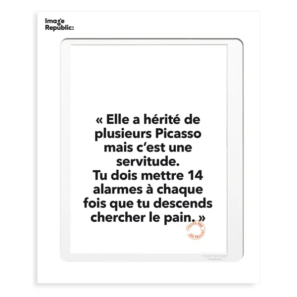 Affiche Loic Prigent Elle A Herite De - 30 X 40 Cm-Image Republic Clearance