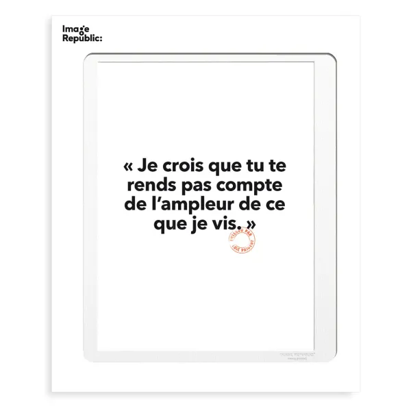 Affiche Loic Prigent Je Crois Que Tu - 30 X 40 Cm-Image Republic Discount