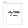 Affiche Loic Prigent Je Veux Un Job - 30 X 40 Cm-Image Republic Sale