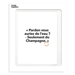 Affiche Loic Prigent Pardon Vous Auriez - 30 X 40 Cm-Image Republic Hot