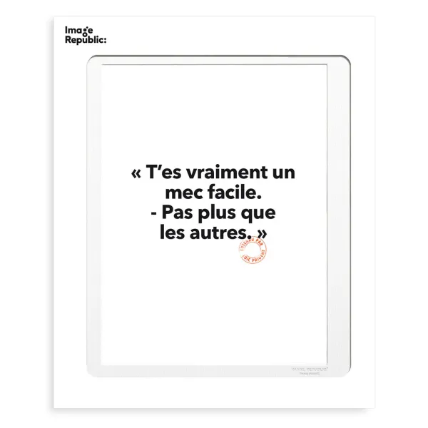 Affiche Loic Prigent T'Es Vraiment - 30 X 40 Cm-Image Republic New