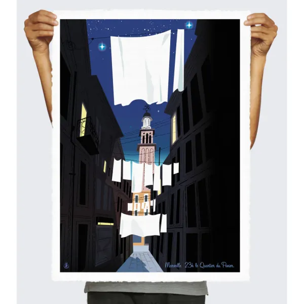 Affiche Monsieur Z Marseille - 40 X 50 Cm-Image Republic Outlet