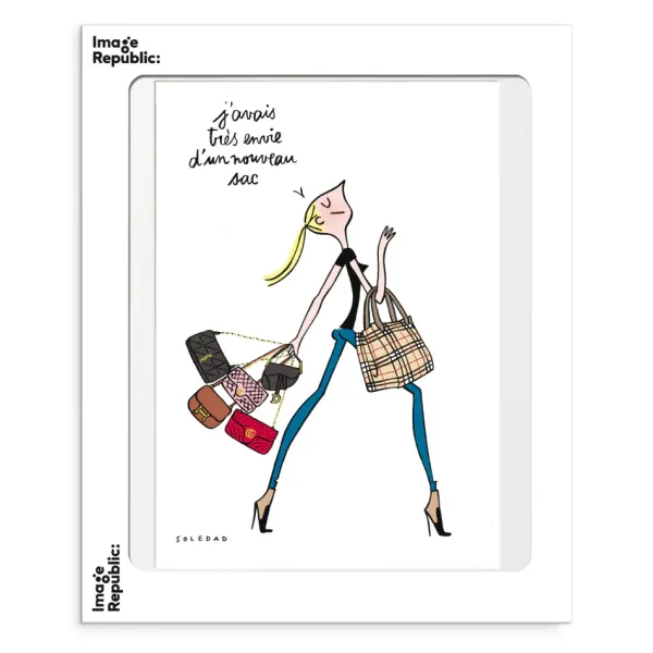 Affiche Soledad Envie De Noir - 30 X 40 Cm-Image Republic Best