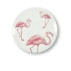 Assiette A Dessert Flamants En Porcelaine - O 21 Cm-Sélectionné par Fleux Online