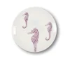 Assiette A Dessert Hippocampes En Porcelaine - O 21 Cm-Sélectionné par Fleux Clearance