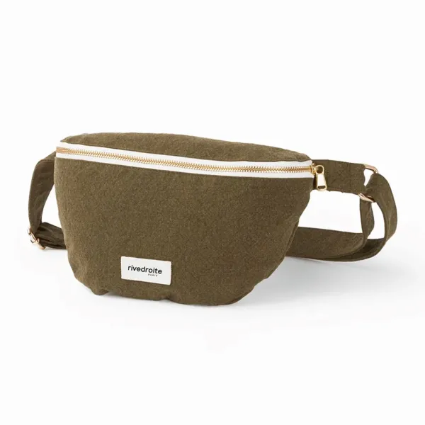 Banane Custine En Coton Recycle - Kaki-Rive Droite Paris Hot