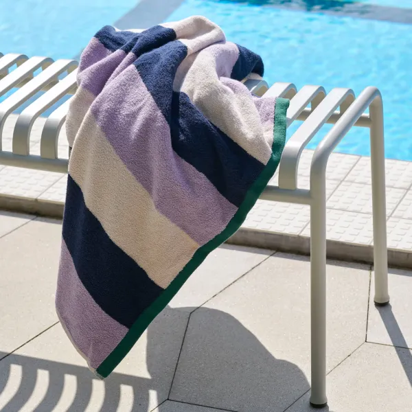 Banc Palissade En Acier Poudre - Gris Ciel-Hay Online