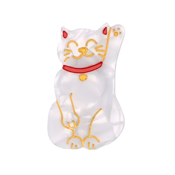 Barrette Chat Porte-Bonheur-Coucou Suzette New