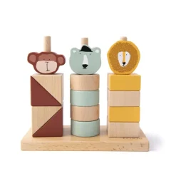 Blocs D'Animaux A Empiler En Bois-Trixie Clearance