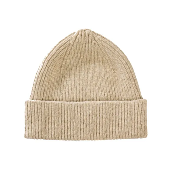 Bonnet En Laine Melangee - Sable-Le Bonnet