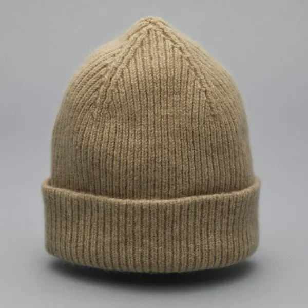 Bonnet En Laine Melangee - Sable-Le Bonnet