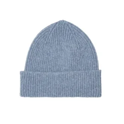 Bonnet En Laine Melangee - Denim-Le Bonnet New