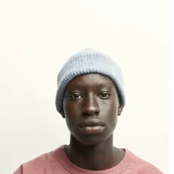 Bonnet En Laine Melangee - Denim-Le Bonnet New