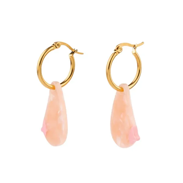 Boucles D'Oreilles Sein - Blanc-Coucou Suzette Clearance