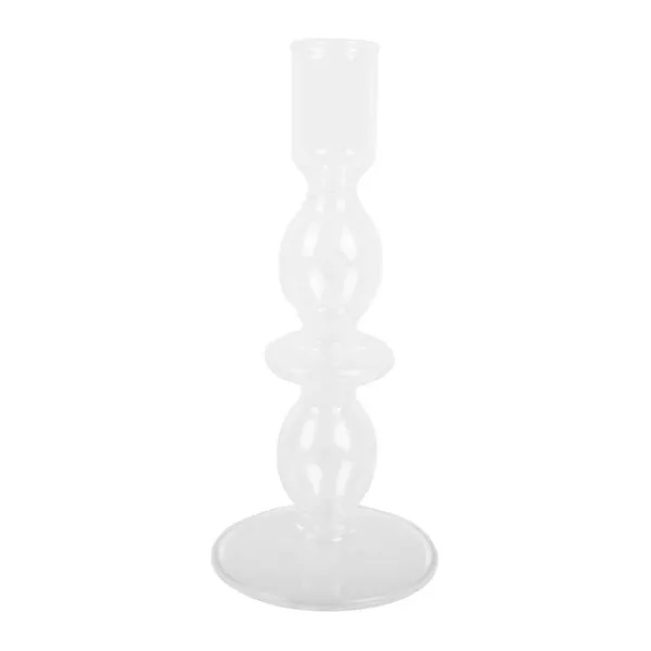 Bougeoir Art Bubbles En Verre - H 18 X O 8.5 Cm-Sélectionné par Fleux Best