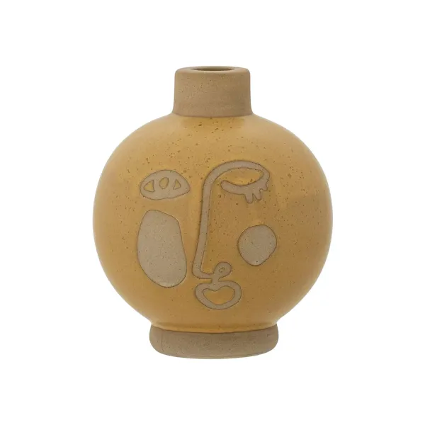 Bougeoir Jilian Brun En Gres - O 12,5 X H 15 Cm-Bloomingville Sale