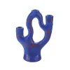 Bougeoir Tachete - H 25 Cm - Bleu Fonce-Sélectionné par Fleux