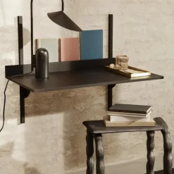 Bureau Sector Ash - H 66,5 X 45,1 Cm - Noir-Ferm Living Outlet