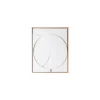 Cadre Relief Art C - 40 X 50 Cm - Blanc S-HK Living Best