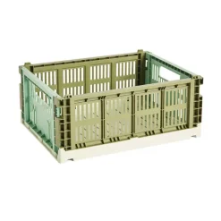 Caisse Crate Mix - Olive / Menthe Foncee-Hay Outlet