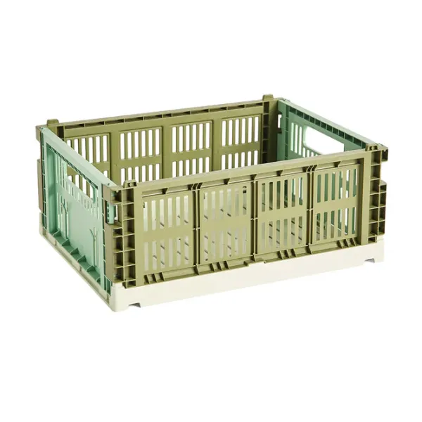 Caisse Crate Mix - Olive / Menthe Foncee-Hay Outlet