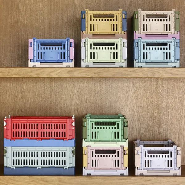 Caisse Crate Mix S - Rouge / Bleu-Hay Discount