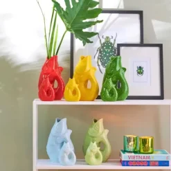 Carafe / Vase Monsieur Carafon Poisson - Vert Bay-Sélectionné par Fleux Discount