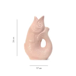 Carafe / Vase Monsieur Carafon Poisson - Rose-Sélectionné par Fleux Sale