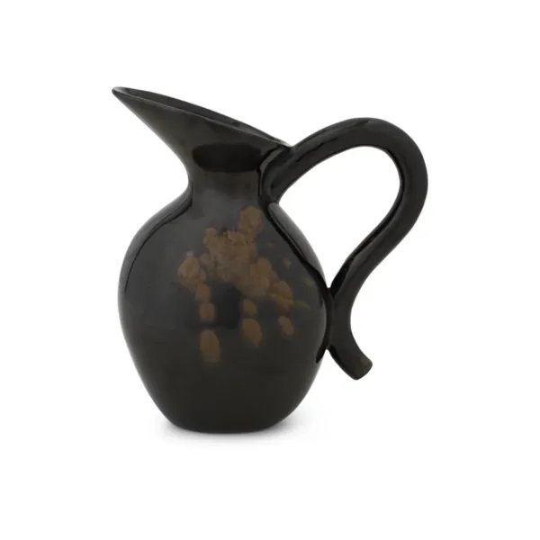 Carafe Verso En Gres - Noir/Brun-Ferm Living Discount
