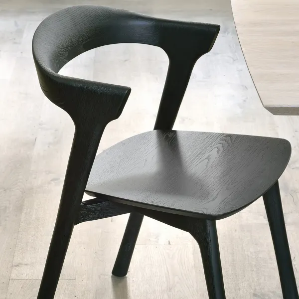 Chaise Bok En Chene Noir-Ethnicraft Clearance