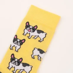 Chaussettes Bouledogue 35/44 - Jaune-Coucou Suzette Outlet