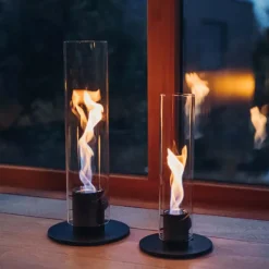 Cheminee / Feu De Table Spin 90 - O 19 X 40,5 Cm - Noir-Höfats Clearance