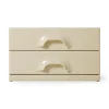 Commode 2 Tiroirs - 60 X 35 X 35,2 Cm - Creme-HK Living