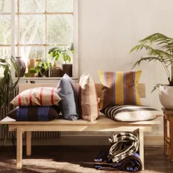 Coussin Grand - Camel/Rouge-Ferm Living Sale