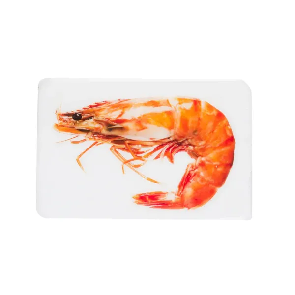 Décoration Murale Crevette Geante Sur Fond Blanc - 29 Cm X 20 Cm-Stigerwoods
