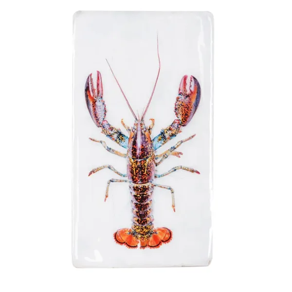 Décoration Murale Homard Sur Fond Blanc - 20 X 35 Cm-Stigerwoods