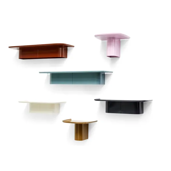 Etagere Murale Korpus - L 90 X P 25 X H 14 Cm - Bleu Nuit-Hay Outlet