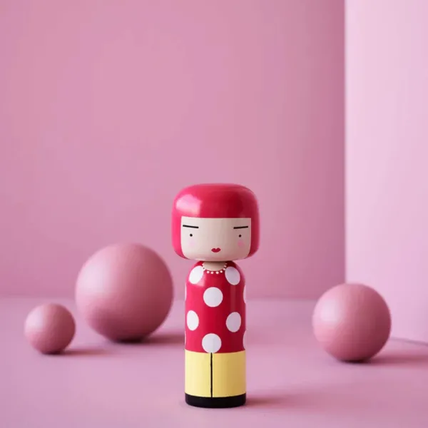 Figurine En Bois Kokeshi Sketch.Inc Dot-Lucie Kaas Discount