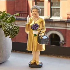 Figurine Reine Solaire - Elisabeth Ii - Edition Or-Sélectionné par Fleux Clearance