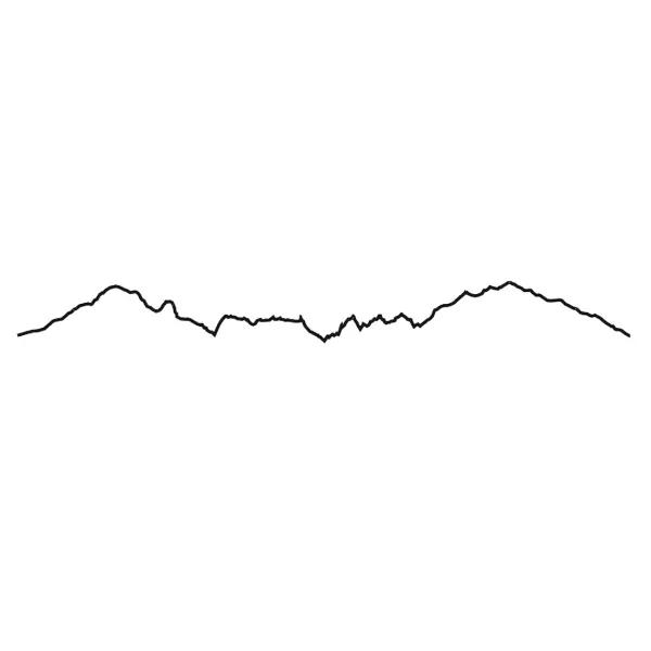 Frise Decorative Chamonix - Noir - 50 Cm-The Line Best